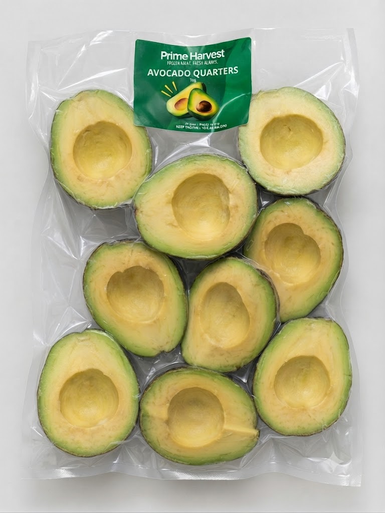 Avocado Quarters IQF