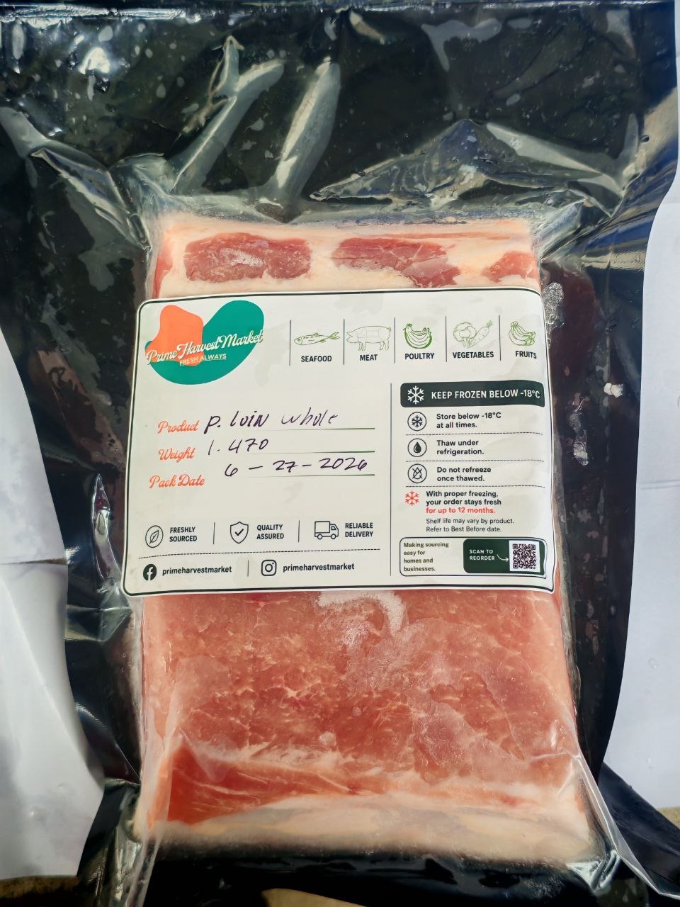 Pork Loin Whole
