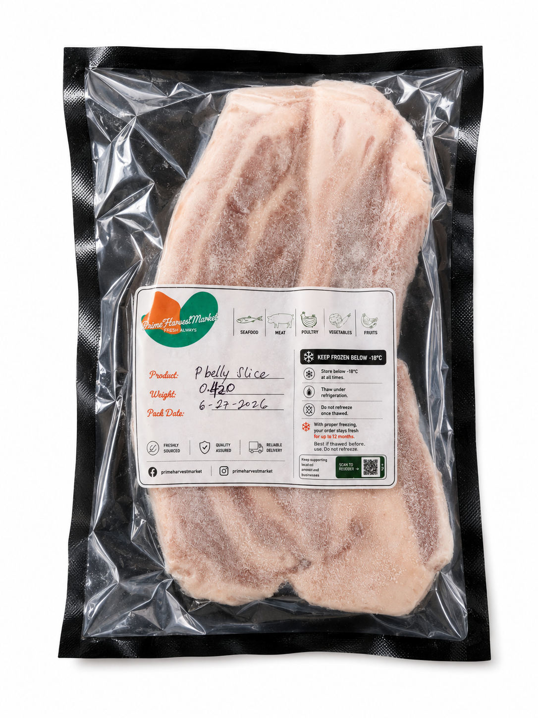 Belly Liempo 200g slices