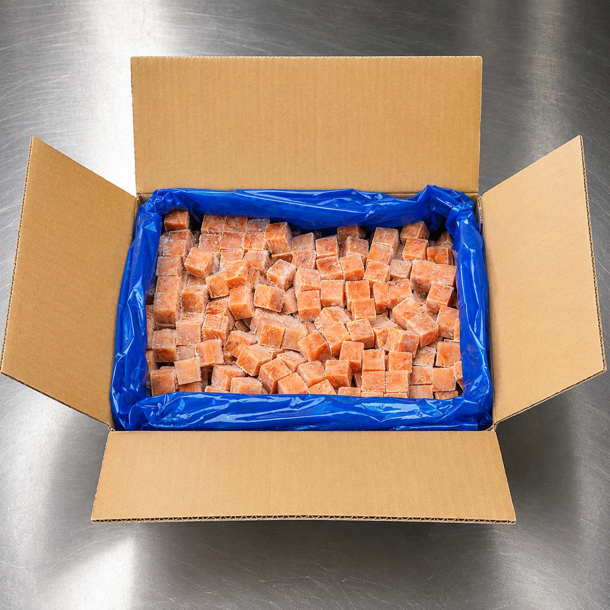 Salmon Crazy Cube Cut